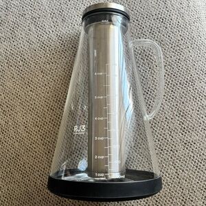 Glass Coffee Maker with Stainless Steel Filter